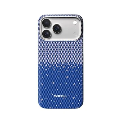 Iphone 17 pro bulletproof magsafe case by mocol - blue floral